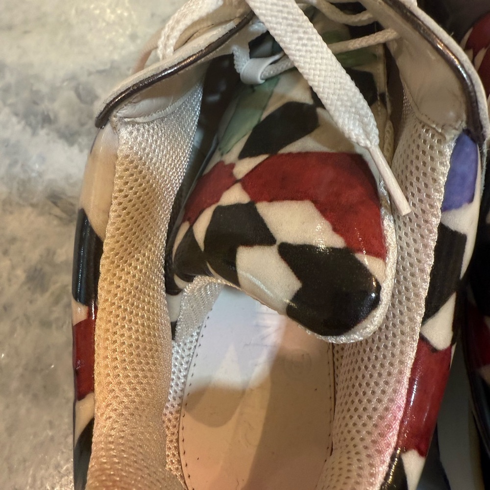 Chanel Colorful Patterned Sneakers size 42. Like new. Worn once - Picture 8 of 14